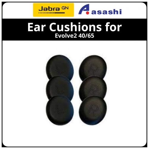 Jabra Ear Cushions for Evolve2 40/65 Black (3 pairs)