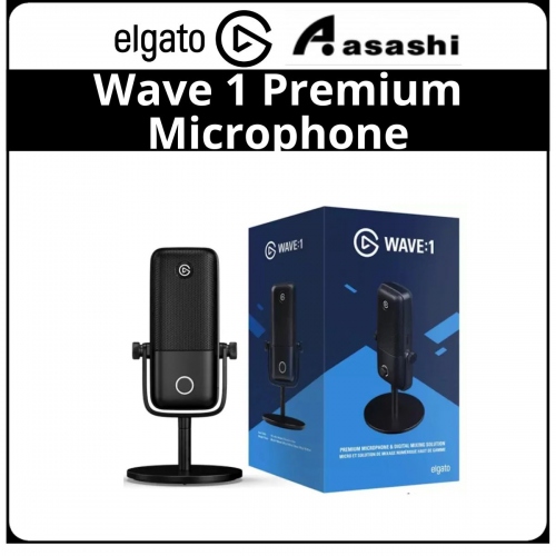 PROMO - ELGATO Wave 1 Premium Microphone and Digital Mixing Solution for Streaming 10MAA9901