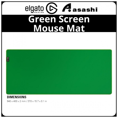 ELGATO Green Screen Mouse Mat (940 x 400) 10GAV9901