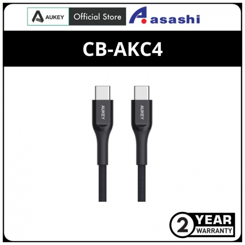 AUKEY CB-AKC4 (Black) 60W PD USB-C To USB-C Quick Charge Kevlar Cable - 2M