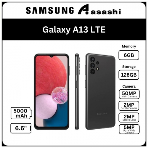 Samsung Galaxy A13 LTE Smartphone(2Ghz/6G+128G/6.6