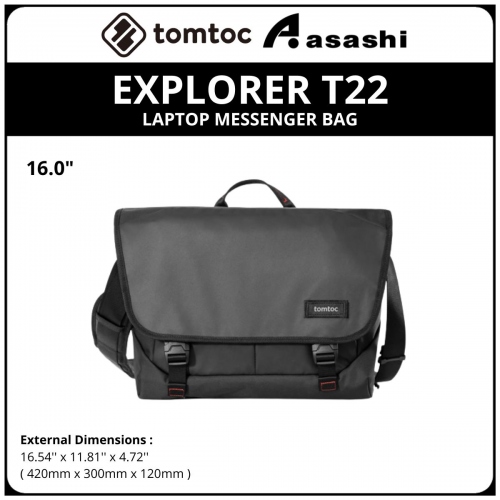 Explorer-T22 Messenger Bag for 16 inch MacBook Pro