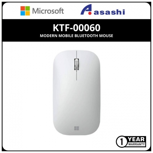 Microsoft KTF-00060 Modern Mobile Bluetooth Mouse - Glacier (1 yrs Limited Hardware Warranty)