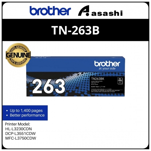Brother TN-263 Black Toner 1.4K