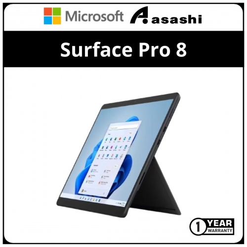 MS Surface Pro 8 Commercial-8PW-00057-(Intel i7-1185G7/16GB RAM/256GB SSD/13