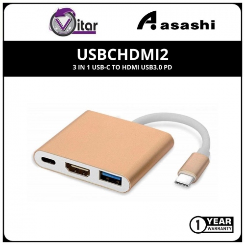 VITAR USBCHDMI2 3 in 1 USB-C to HDMI USB3.0 PD