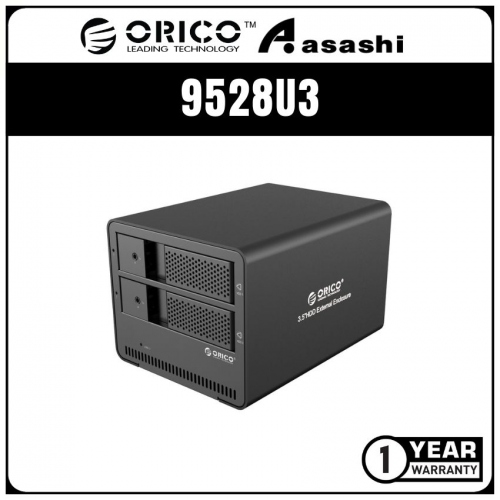 ORICO 9528U3 2-bay 3.5 SATA HDD Enclosure