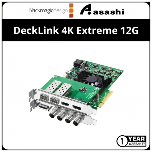 Blackmagic Design DeckLink 4K Extreme 12G PCie Capture Card