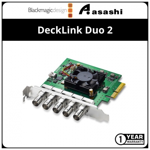 Blackmagic Design DeckLink Duo 2 PCIe Capture Card