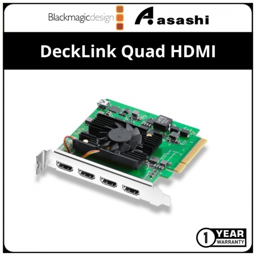 Blackmagic Design DeckLink Quad HDMI Recorder PCIe Capture Card