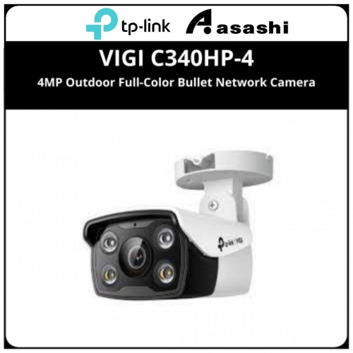 TP-Link VIGI C340HP-4 4MP Outdoor Full-Color Bullet Network Camera