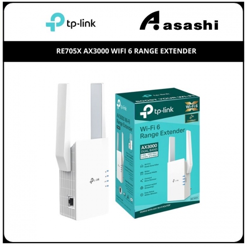 Tp Link RX705X AX3000 WiFi 6 Range Extender, RE705X, Asashi Technology Sdn  Bhd (332541-T)