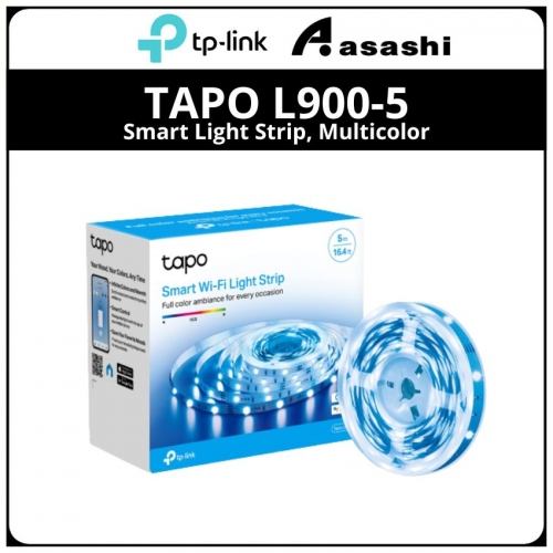 TP-Link Tapo L900-5 Smart Wi-Fi Light Strip, Multicolor (5 Meter)