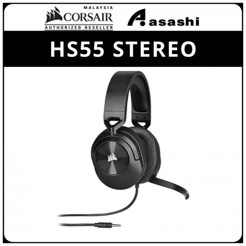 CORSAIR HS55 STEREO Gaming Headset - Carbon CA-9011260-AP