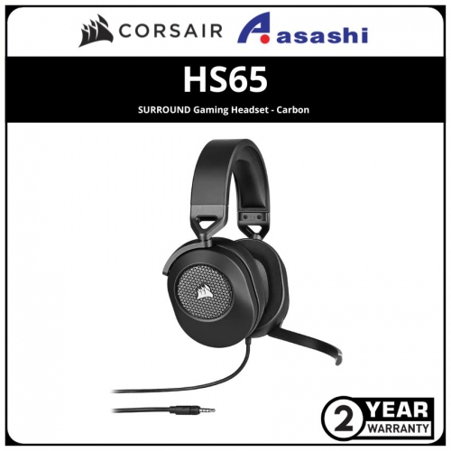 CORSAIR HS65 SURROUND Gaming Headset - Carbon CA-9011270-AP