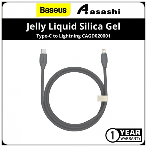 Baseus CAGD020001 Jelly Liquid Silica Gel Fast Charging Data Cable Type-C to iP 20W 1.2m - Black (CAGD020001)
