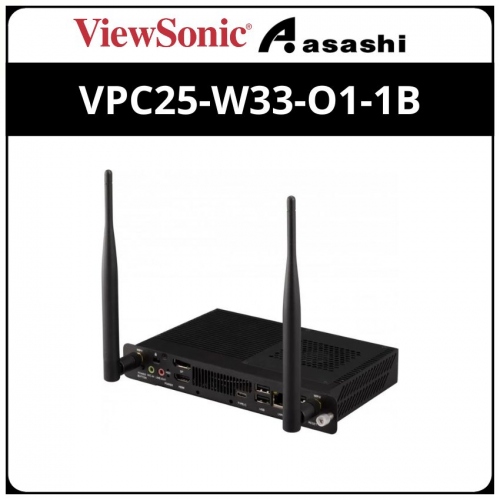 Viewsonic VPC25-W33-O1-1B Windows Slot-in PC for ViewBoard (i5 10thGen Processor, 8GB Ram, 256GB SSD Storage, Intel UHD 630, AX200 WiFi 6, Win11Pro)