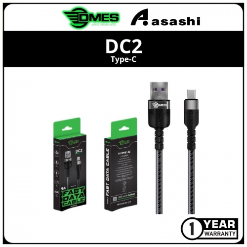 DMES DC2 5A Fast Charge Type-C Data Cable