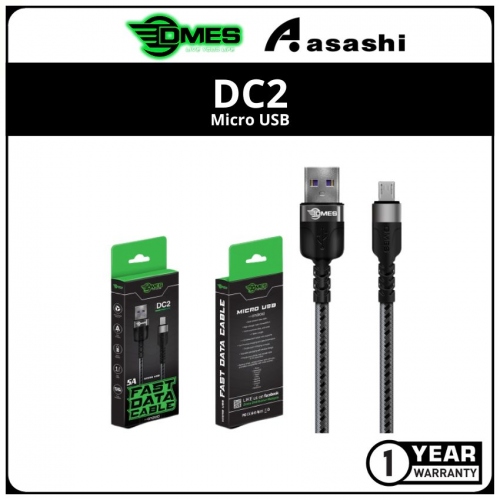 DMES DC2 5A Fast Charge Mirco USB Data Cable