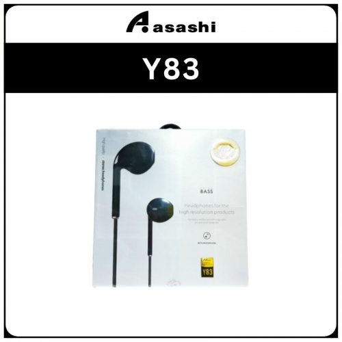 LYZ Y83 Extra Bass High Fidelity Stereo Headphones with mic - Black ( 1 Month Warranty)