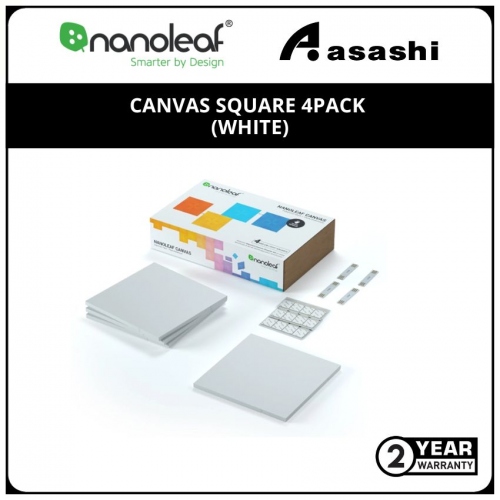 Nanoleaf Canvas Square | Expansion Pack | 4 Pack | White | Panels Only