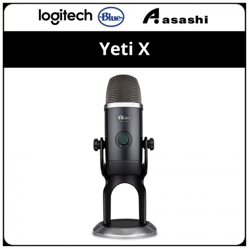 Blue Yeti X Professional USB Microphone for Gaming, Streaming and Podcasting (Blackout)