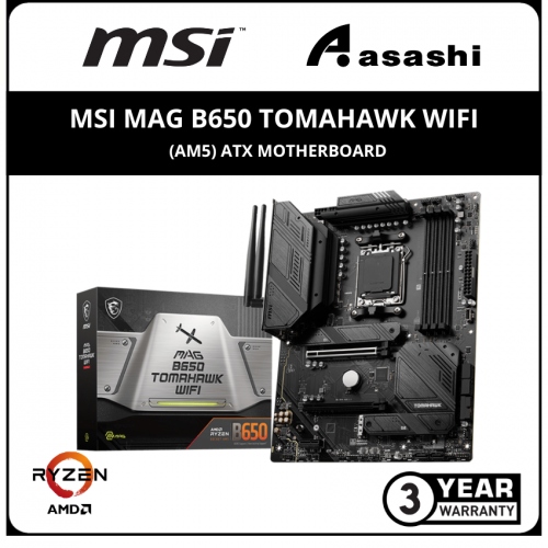 MSI MAG B650 TOMAHAWK WIFI (AM5) ATX Motherboard