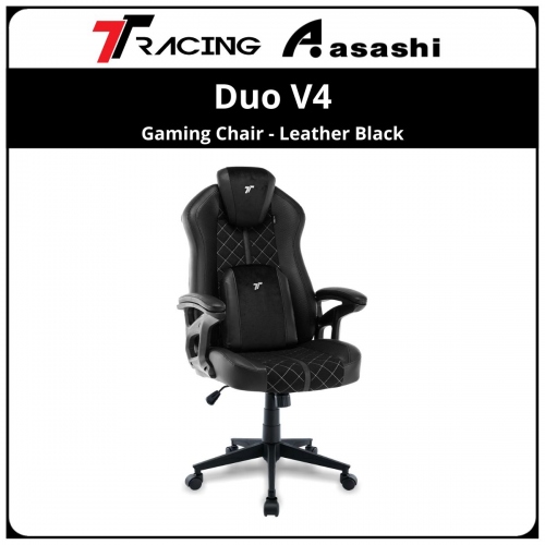 TTRacing Duo V4 PRO Gaming Chair - PU Leather Black