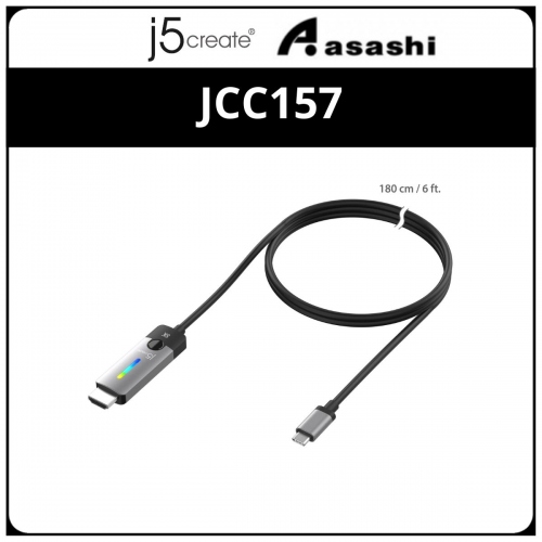 J5Create JCC157 Type C to 8K HDMI Cable - 1.8m