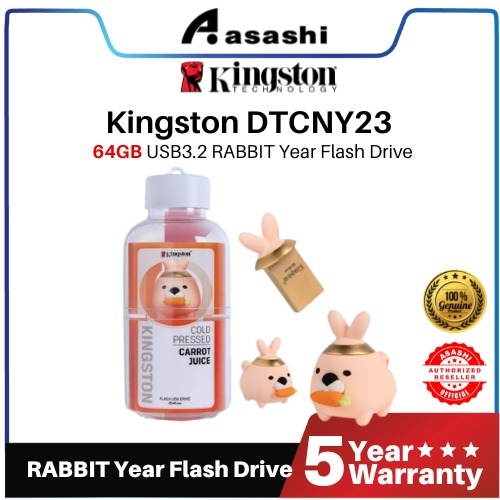 Kingston DTCNY23 64GB USB3.2 Rabbit Year Flash Drive