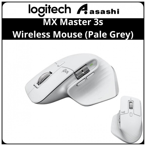 Logitech MX Master 3S Pale Gray Wireless Mouse (910-006562)