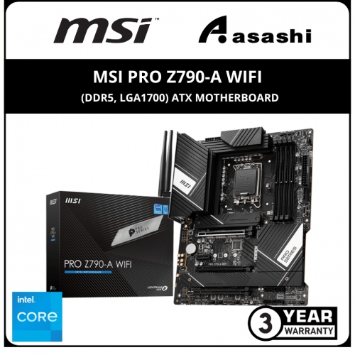 MSI PRO Z790-A WIFI (DDR5, LGA1700) ATX Motherboard