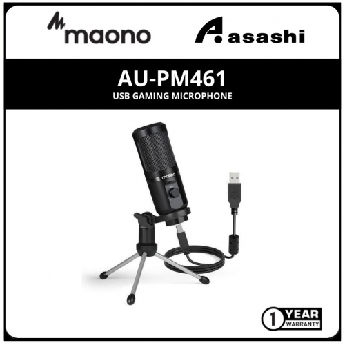 Maono AU-PM461 USB Gaming Microphone - USB Connection (1 yrs Limited Hardware Warranty)