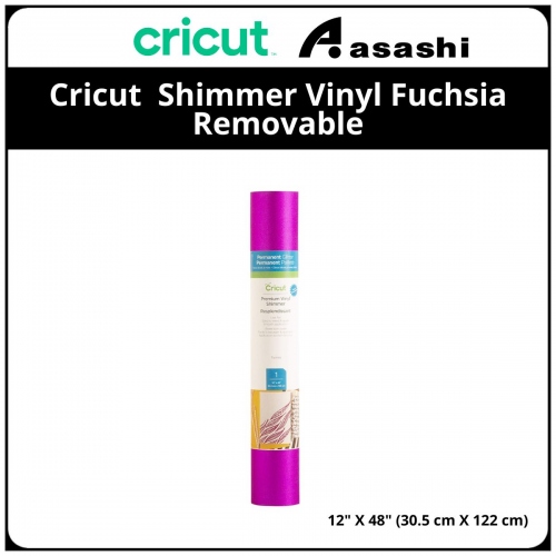 Cricut 2004549 Shimmer Vinyl Fuchsia Removable - 12