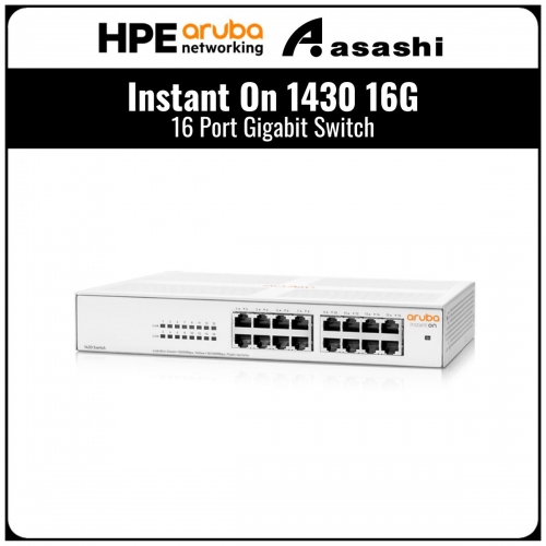 Aruba Instant On 1430 16G 16 Port Gigabit Switch (R8R47A)