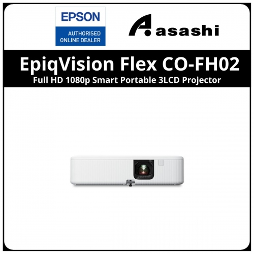 Epson EpiqVision Flex CO-FH02 Full HD 1080p Smart Portable 3LCD Projector