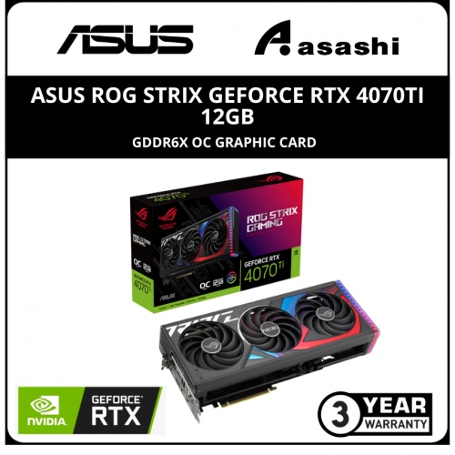 ASUS ROG Strix GeForce RTX 4070 Ti 12GB GDDR6X OC Graphic Card