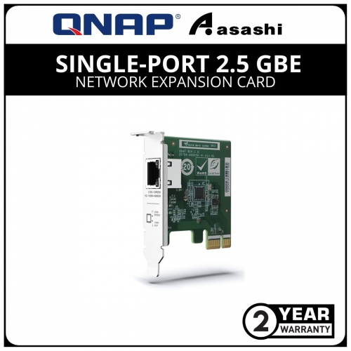 QXG-2G1T-I225 Single-port 2.5 GbE Network Expansion Card