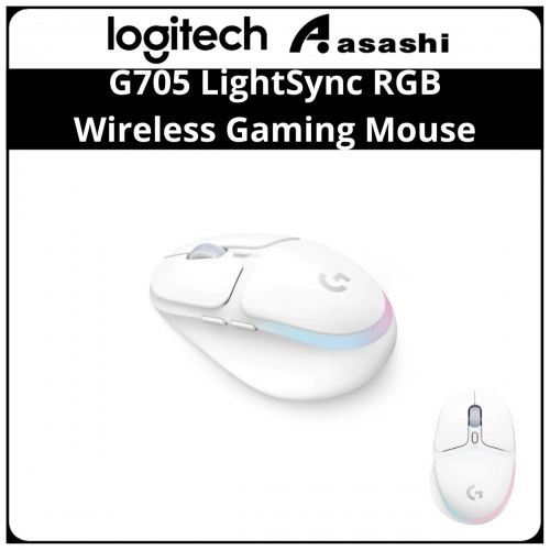 Logitech G705 LIGHTSYNC RGB Wireless Gaming Mouse 910-006369