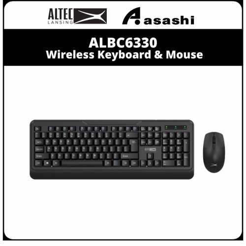Altec Lansing ALBC6330 Wireless Keyboard & Mouse Combo