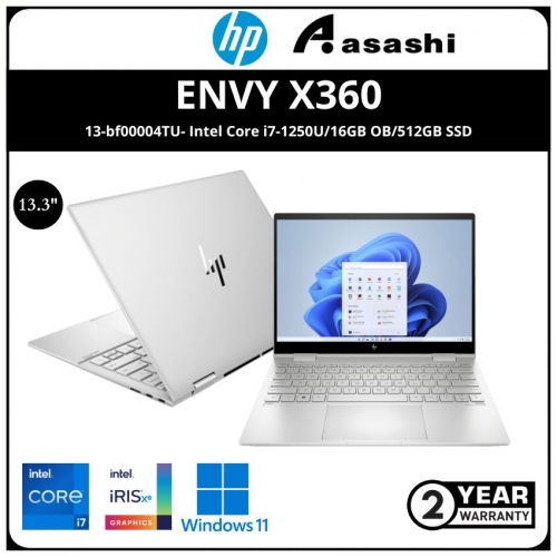 HP ENVY x360 13-bf00004TU Notebook-6L6F0PA-(Intel Core i7-1250U/16GB OB/512GB SSD/13.3