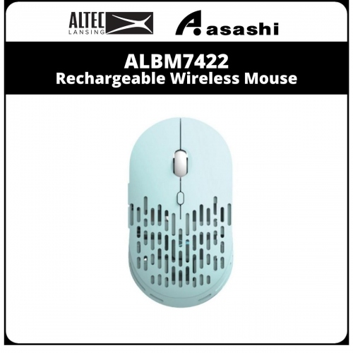 Altec Lansing ALBM7422 (Cyan) Rechargeable Wireless Mouse