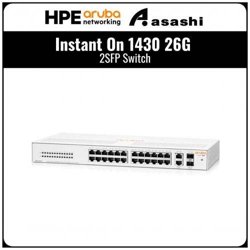 Aruba Instant On 1430 26G 2SFP Switch (R8R50A)