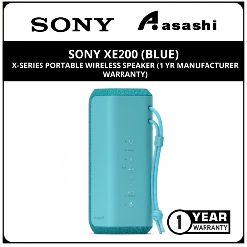 Sony XE200 (Blue) X-Series Portable Wireless Speaker (1 yr Manufacturer Warranty)