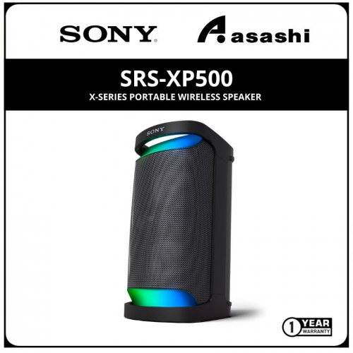 Sony SRS-XP500 X-Series Portable Wireless Speaker (1 yr Manufacturer Warranty)