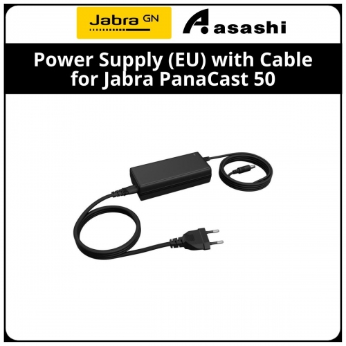 Power Supply (EU) with Cable for Jabra PanaCast 50 (Black)