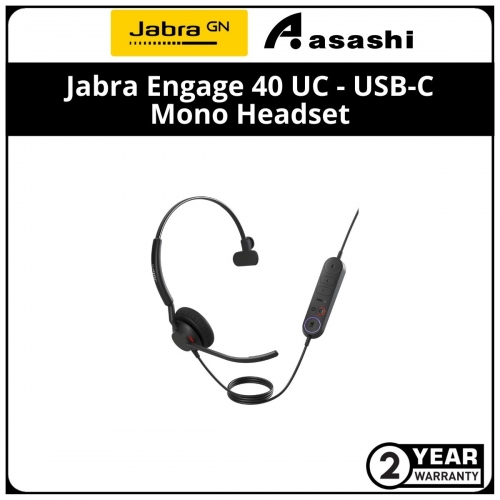 Jabra Engage 40 UC - USB-C Mono Headset
