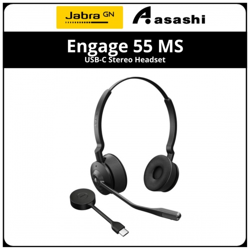 Jabra Engage 55 MS USB-C Stereo Headset