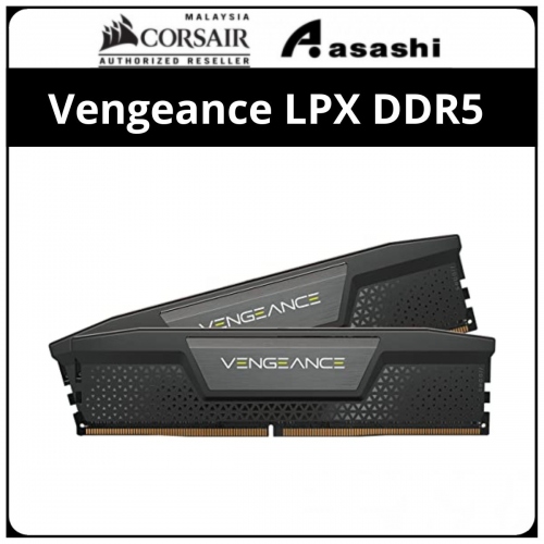 Corsair Vengeance LPX Black DDR5 96GB(2x48GB) 5200MHz CL38 XMP Support Performance PC Ram - CMK96GX5M2B5200C38