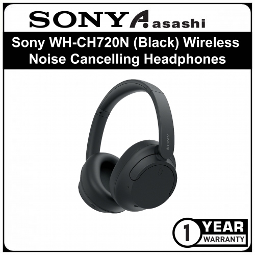 Sony WH-CH720N (Black) Wireless Noise Cancelling Headphones (1 yrs Manufacturer Warranty)